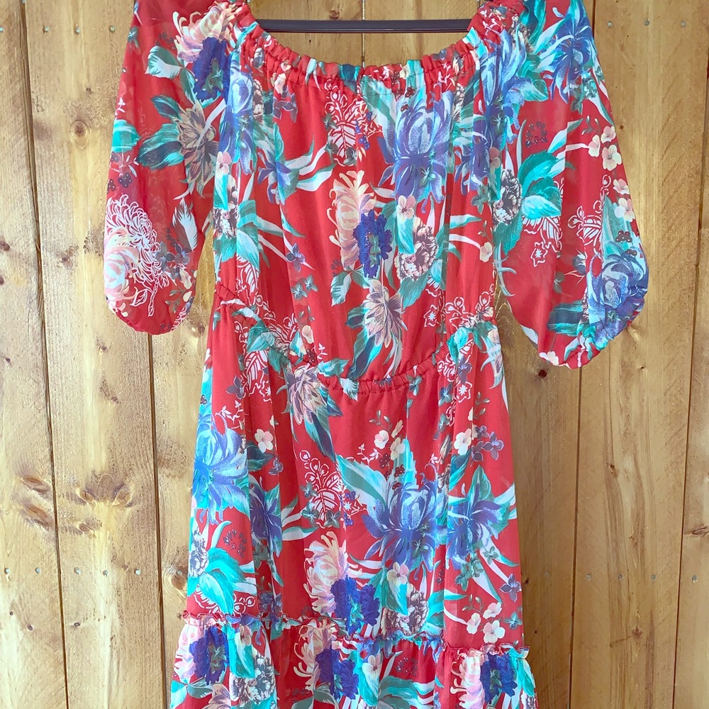 High low plus dress